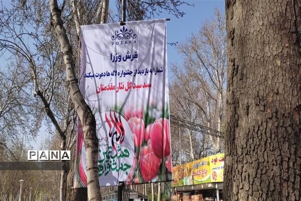 برگزاری جشنواره لاله‌ها در پارک چمران