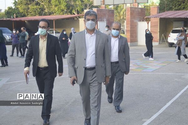بازگشت به آموزش حضوری در دبستان شهید باهنر دوره اول و دوم شهرستان بوشهر