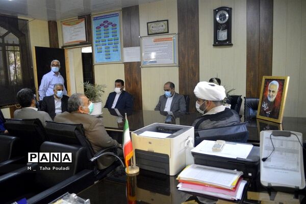 بازگشت به آموزش حضوری در دبیرستان شهید مصطفی خمینی بوشهر