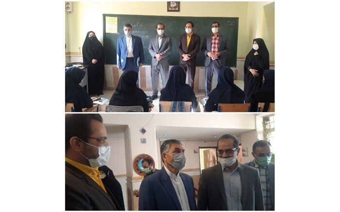 بازدید مدیرکل آموزش و پرورش استان قم از دبیرستان مریم