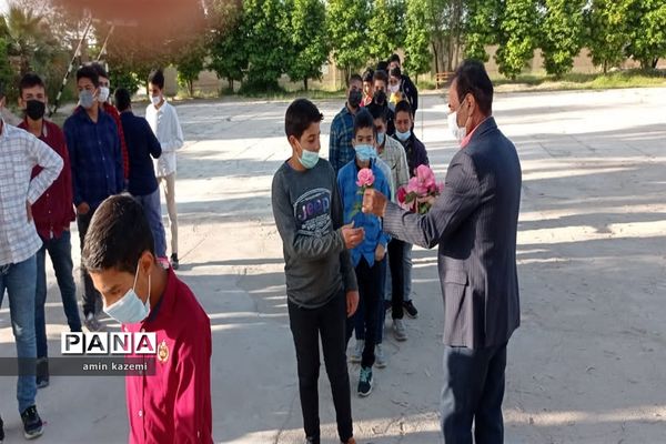 بازگشایی حضوری مدارس شهرستان داراب