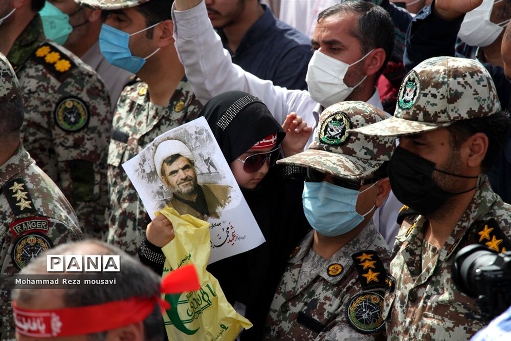 تشییع پیکر شهید محمد اصلانی