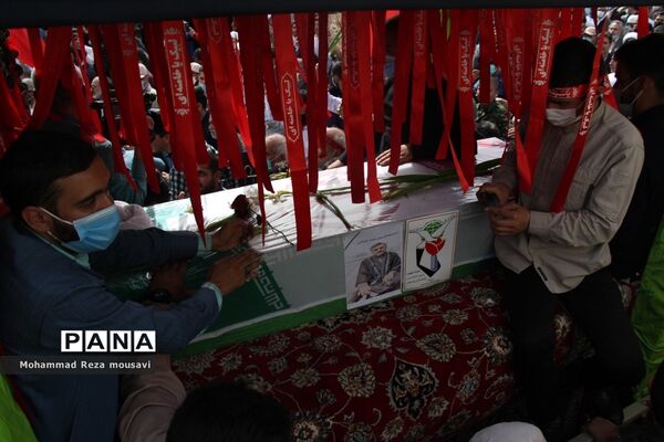 تشییع پیکر شهید محمد اصلانی
