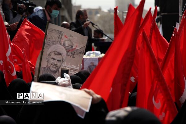 تشییع پیکر شهید محمد اصلانی