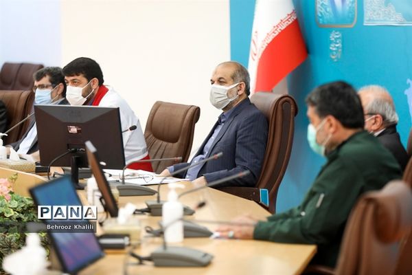 جلسه قرارگاه عملیاتی ستاد ملی مبارزه با کرونا