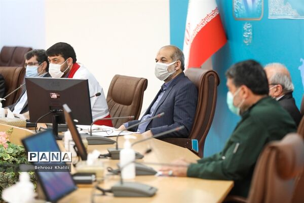 جلسه قرارگاه عملیاتی ستاد ملی مبارزه با کرونا