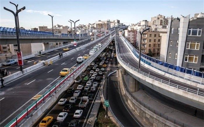 رفع خطر و تعمیرات تخصصی بزرگراه طبقاتی صدر