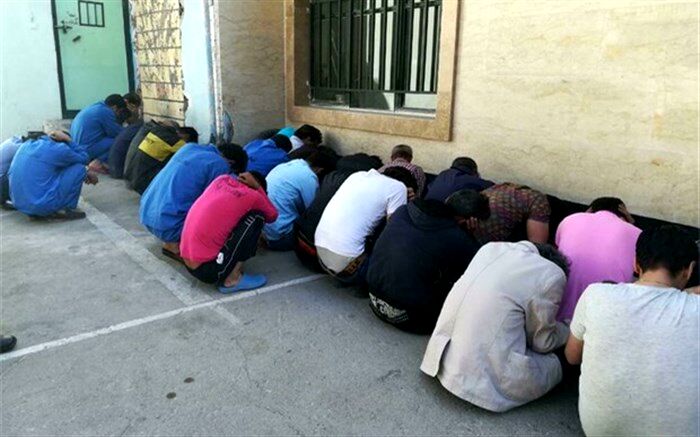 جمع‌آوری  ۵۴‌نفر معتاد متهاجر در ملارد