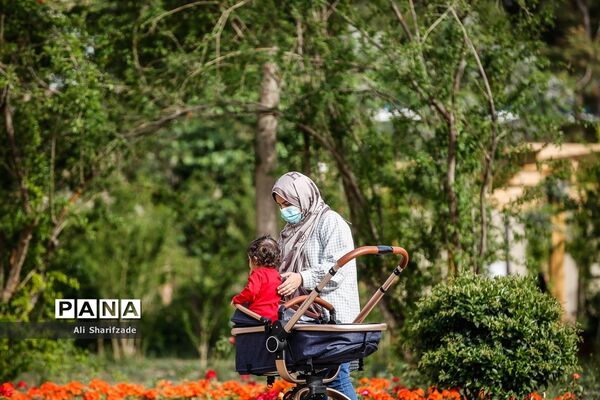 بازدید رسانه‌ای از پارک‌های مادر و کودک و مراسم افطار شهردار تهران با پاکبانان