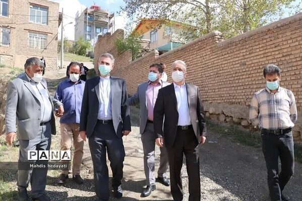 بازدید فرماندار شهرستان دماوند از پروژه مجموعه ورزشی روستای سادات محله در رودهن