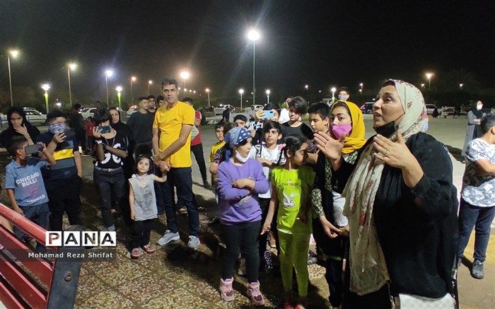 اجرای دومین تولید نمایش محیطی در شهرستان امیدیه