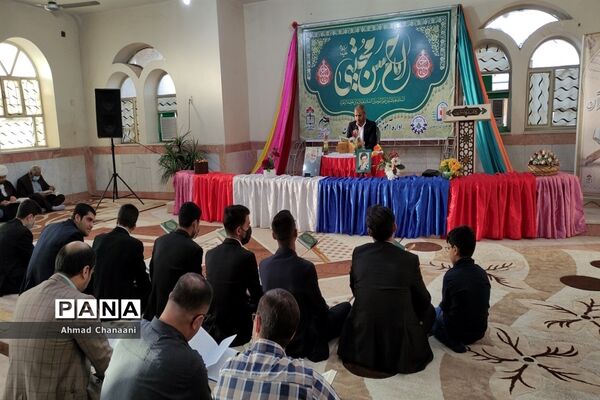 برپایی محفل انس با قرآن کریم در شهرستان کارون