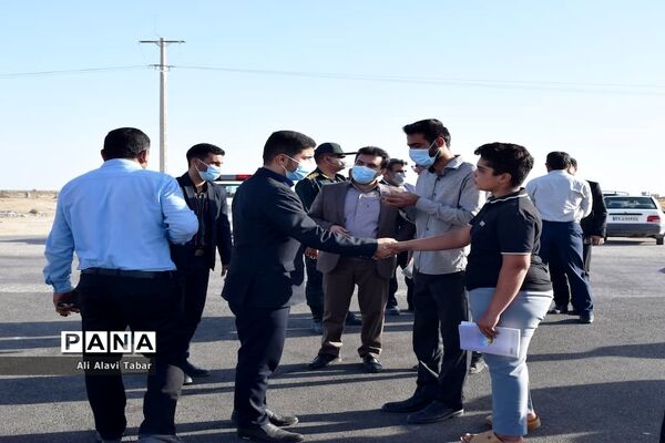 افتتاح آسفالت روستایی  قلعه سوخته شهرستان بوشهر