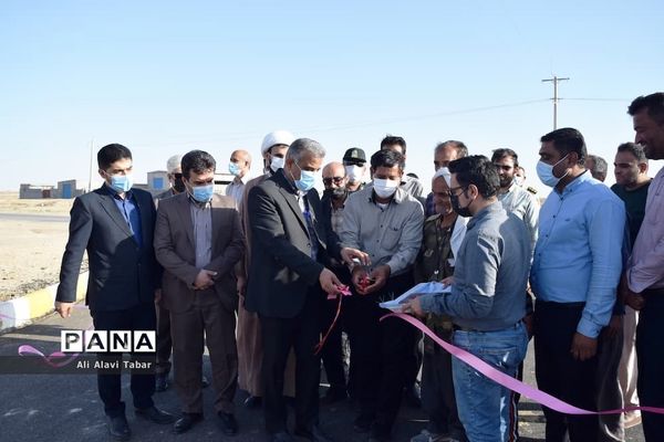 افتتاح آسفالت روستایی  قلعه سوخته شهرستان بوشهر