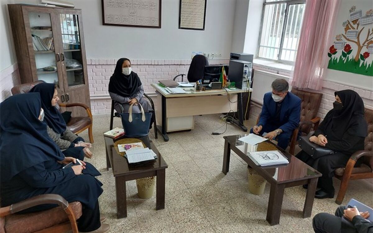 بازدید تیم نظارتی سازمان دانش‌آموزی  از مدارس بجنورد