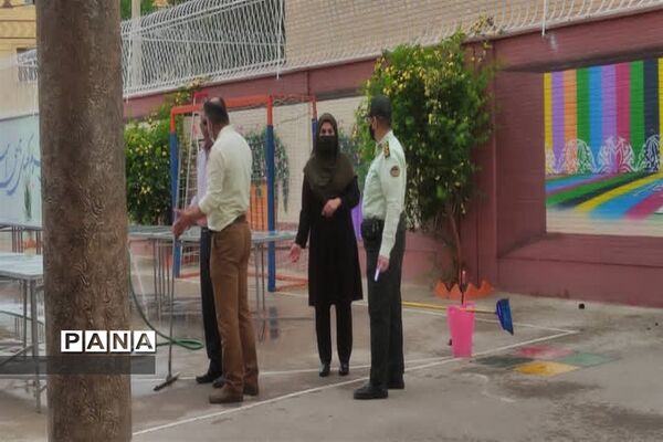 مراسم برگزاری افطاری به‌مناسبت ماه مبارک رمضان در دبیرستان شاهد کیهان  ناحیه 5