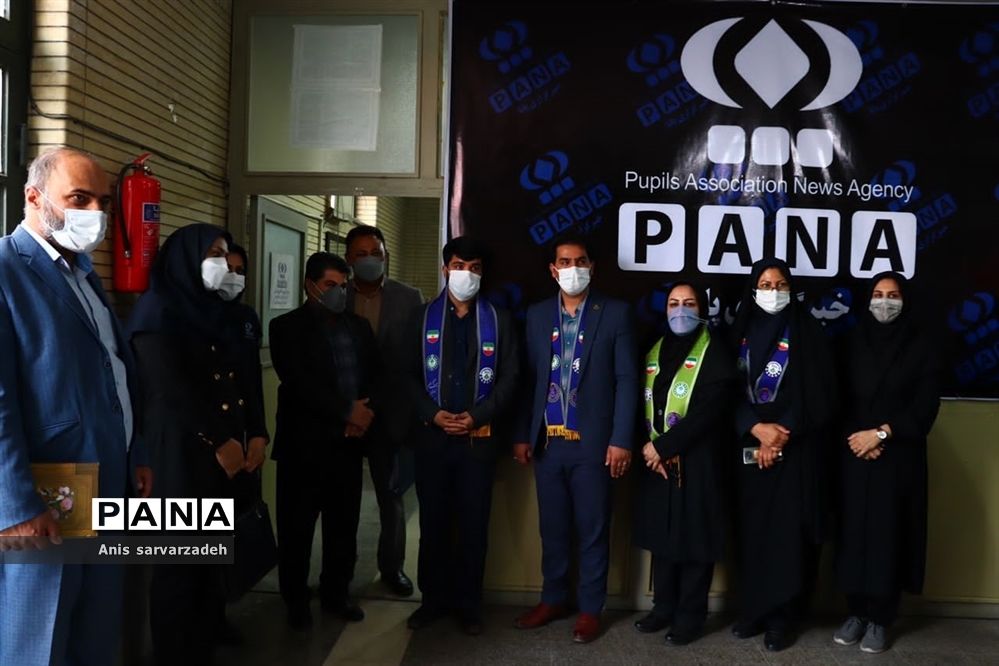 افتتاح دفتر خبرگزاری پانا در سازمان دانش‌آموزی ناحیه 4 شیراز