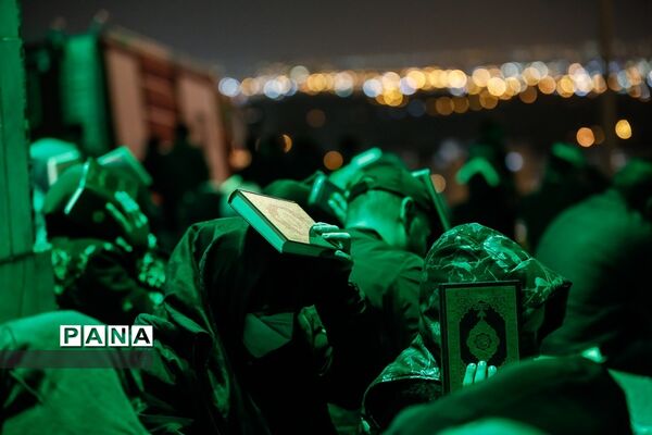 مراسم احیای شب نوزدهم در تپه نورالشهدا