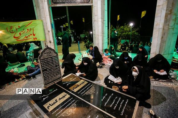 مراسم احیای شب نوزدهم در تپه نورالشهدا