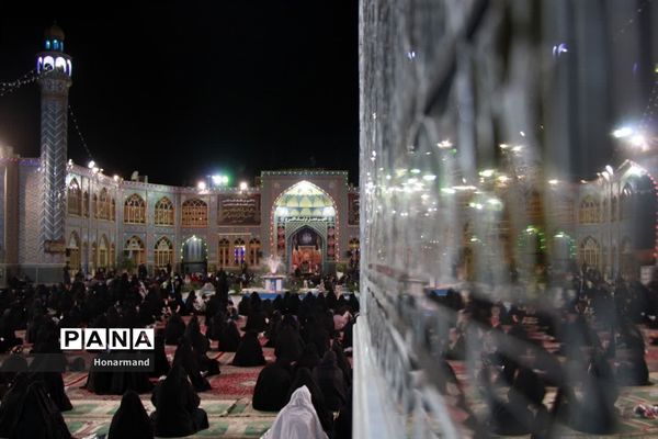 مراسم احیای شب قدر در حرم حضرت محمد هلال بن علی(ع) آران و بیدگل