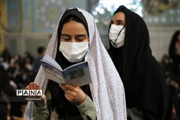 مراسم احیای شب قدر در حرم حضرت محمد هلال بن علی(ع) آران و بیدگل