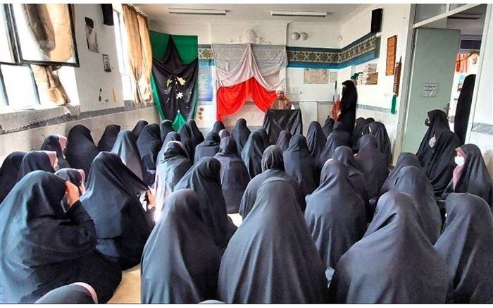 برگزاری مراسم شهادت حضرت علی (ع)، در آموزشگاه آیت الله سعیدی باقرآباد قم