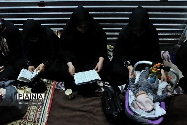 مراسم احیا شب بیست و یکم - خیابان ری