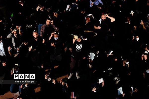 مراسم احیا شب بیست و یکم - خیابان ری