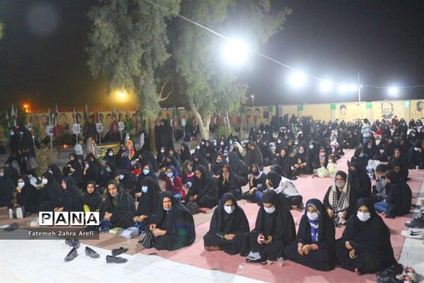 مراسم احیای دومین شب قدر در گلزار شهدای زابل