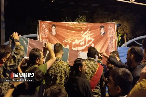 تشیع پیکر پنج شهید گمنام در شهرستان قرچک