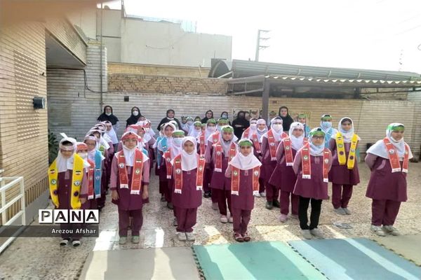 پویش دختران حاج قاسم در مدرسه غیر دولتی دخترانه ثنا بندر امام خمینی (ره)