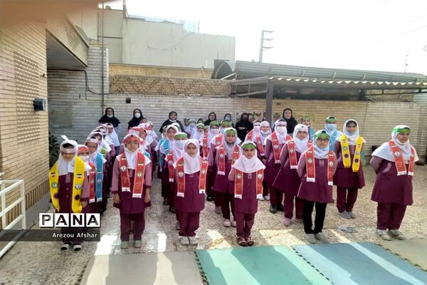 پویش دختران حاج قاسم در مدرسه غیر دولتی دخترانه ثنا بندر امام خمینی (ره)