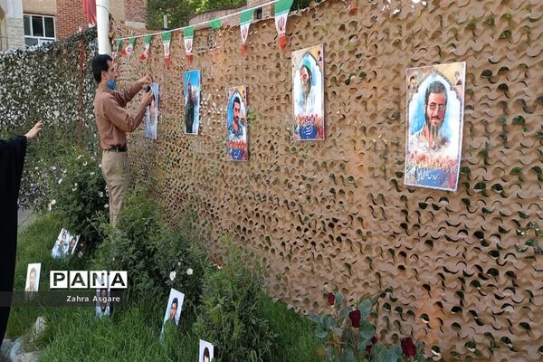 تشییع پیکر شهید گمنام در آموزش و پرورش و مدارس شهرستان ملارد