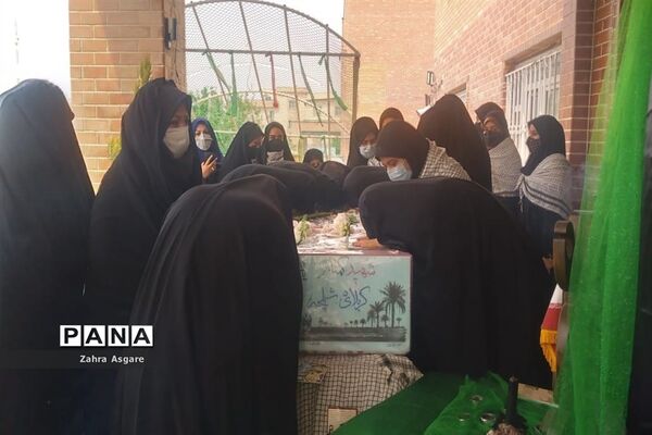 تشییع پیکر شهید گمنام در آموزش و پرورش و مدارس شهرستان ملارد