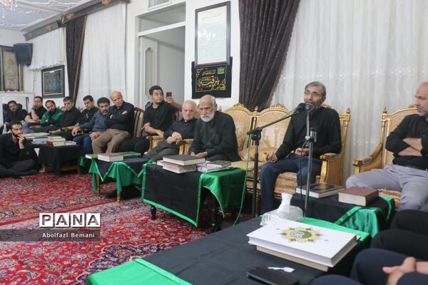 مراسم عزاداری شهادت امام علی(ع) در منزل شهید معماریان
