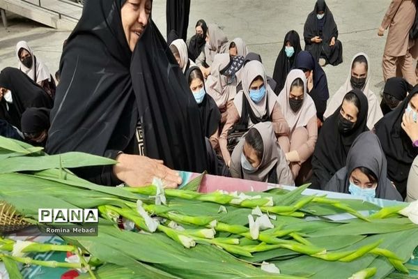 دانش‌آموزان اسلامشهر میزبان پیکر مطهرشهیدان گمنام