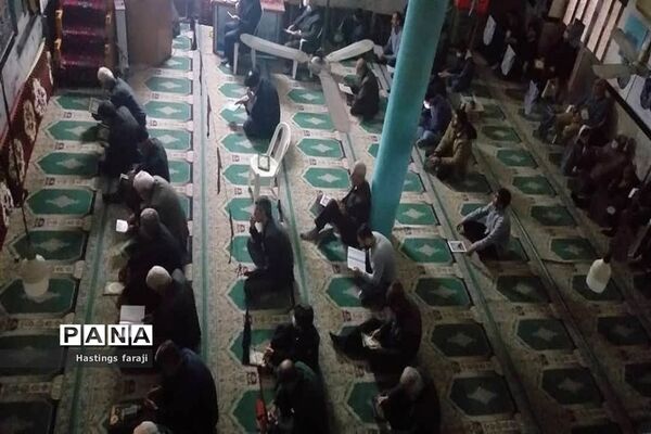 مراسم شب بیست و سوم ماه مبارک رمضان در مساجد میاندورود