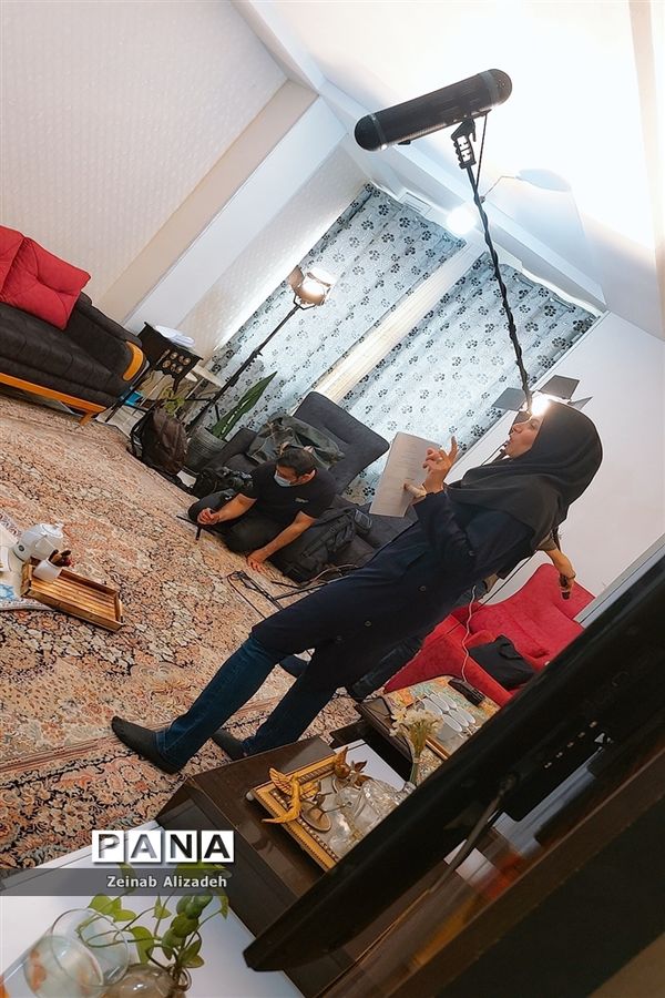 پشت صحنه فیلم کوتاه «میهمانی لاله»