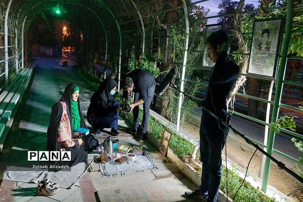 پشت صحنه فیلم کوتاه «میهمانی لاله»