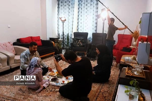 پشت صحنه فیلم کوتاه «میهمانی لاله»