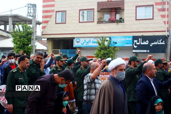 راهپیمایی روز قدس در میاندورود