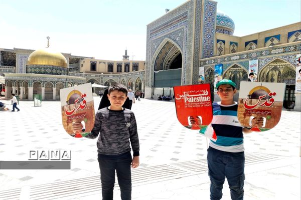 حضور پرشور مردم مشهد در راهپیمایی روز قدس