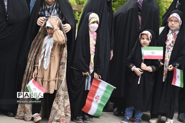 بانگ استکبارستیزی مردم در خیابان‌های بهنمیر پیچید