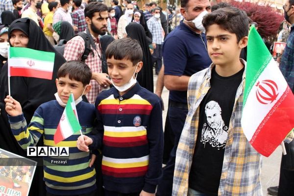 حضور پرشکوه مردم اصفهان در راهپیمایی روز قدس