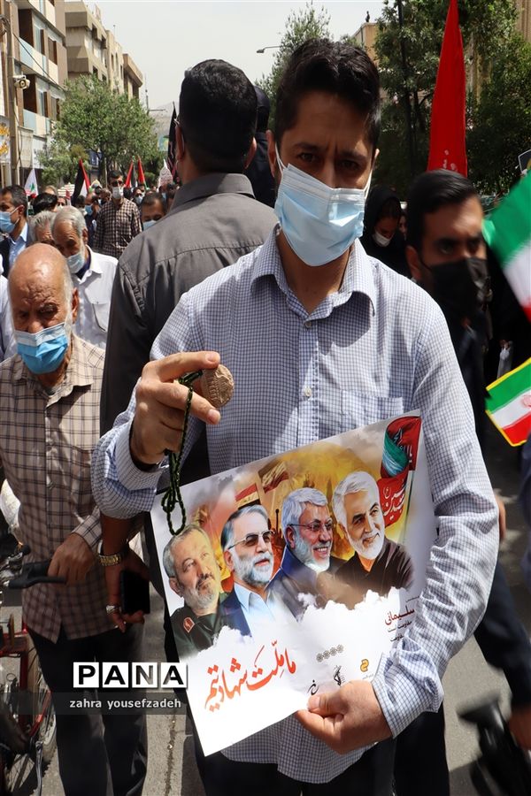 حمایت مردم و اقشار مختلف شهر شیراز از مردم مظلوم فلسطین؛