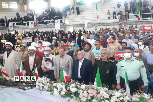 برگزاری راهپیمایی روز قدس در کاشان
