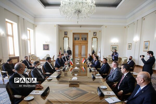 دیدار رئیس مجلس عراق با وزیر امور خارجه