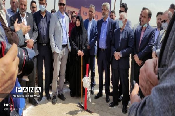 کلنگ‌زنی ساخت مدرسه جدید در نصیرشهر