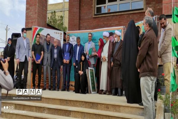 کلنگ‌زنی ساخت مدرسه جدید در نصیرشهر