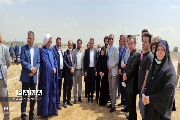 کلنگ‌زنی ساخت مدرسه جدید در نصیرشهر